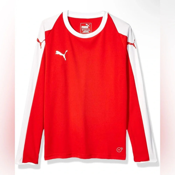 NWT PUMA Unisex Youth Liga Long Sleeve Jersey - Picture 1 of 8
